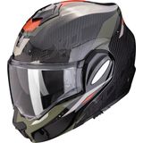 Scorpion - Exo-Tech Evo Carbon - Systeemhelm - Carbon - Zwart