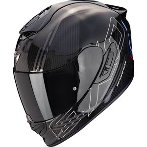Scorpion Exo 1400 Evo 2 Carbon Air Reika Black-Silver-Blue M - Maat M - Helm