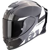 Scorpion Exo R1 Evo Carbon Air Rally Black White Helm