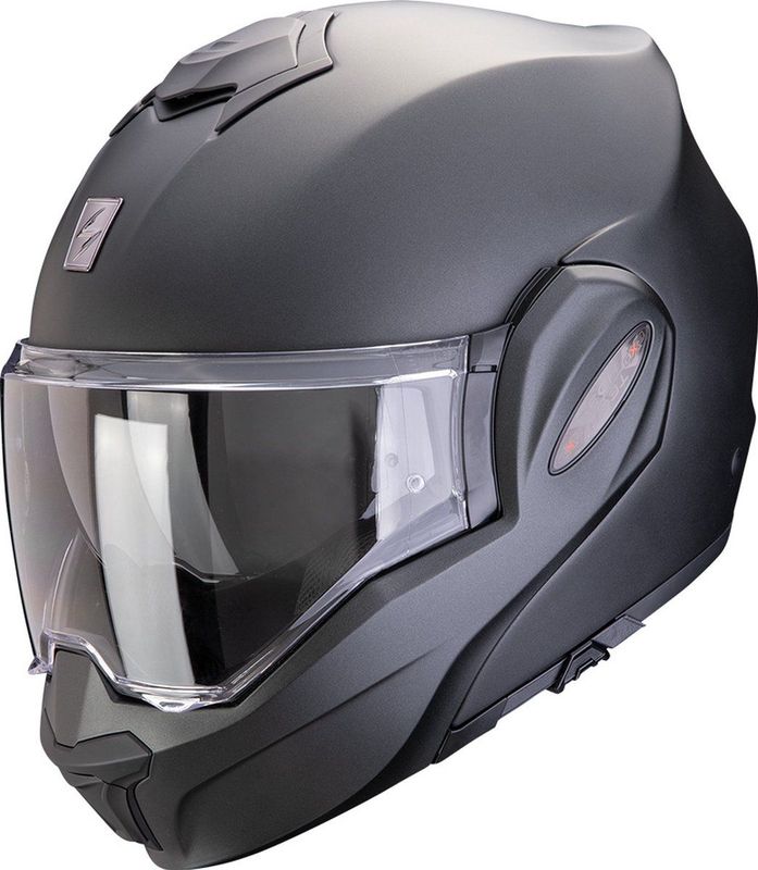 Scorpion - Exo-Tech Evo Pro - Modulaire Helm - Zwart - Kunststof