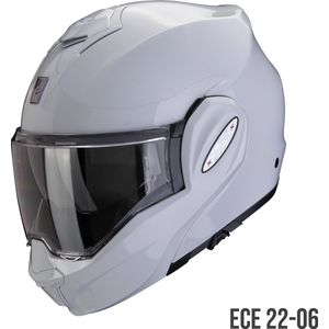 Scorpion - Exo-Tech Evo Pro - Systeemhelm - Lichtgrijs - TCT Ultra Vezel