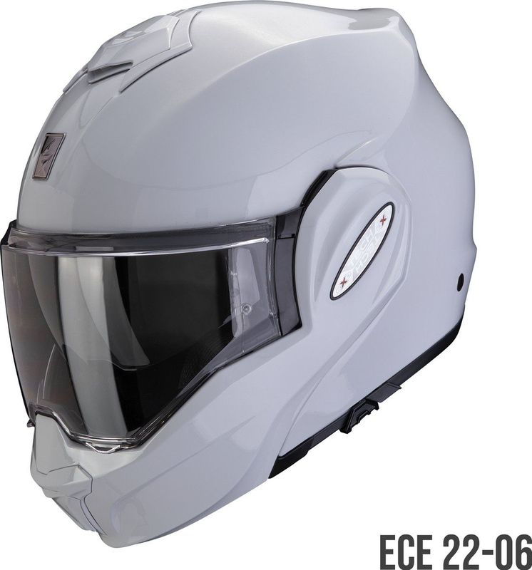 Scorpion - Exo-Tech Evo Pro - Systeemhelm - Lichtgrijs - TCT Ultra Vezel