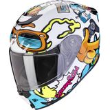 Scorpion - EXO-JNR Fun - Helm - Wit-Blauw - Polycarbonaat