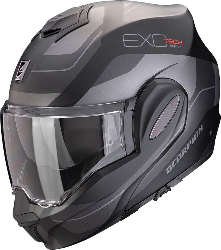 Scorpion - Exo-tech Evo Pro - Modulaire Helm - Zwart - TCT Ultra Materiaal