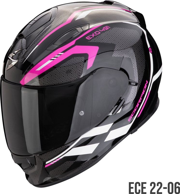 Scorpion Exo 491 Kripta Black Pink White Helm