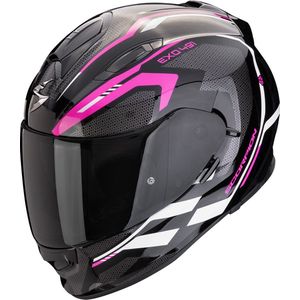 Integraalhelm Scorpion EXO-491 Kripta Zwart-Roze-Wit