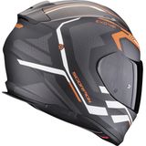 Scorpion - EXO-491 Kripta - Helm - Zwart-Oranje-Wit - Integraalhelm