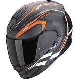 Scorpion - EXO-491 - Integraalhelm - Matt Zwart-Oranje-Wit