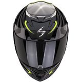 Scorpion - Exo-520 EVO AIR TERRA - Motorhelm - Zwart-Zilver-Geel - Veiligheidsnorm ECE 22-06