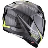 Scorpion - Exo-520 EVO AIR TERRA - Motorhelm - Zwart-Zilver-Geel - Veiligheidsnorm ECE 22-06