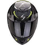 Scorpion - Exo-520 EVO AIR TERRA - Motorhelm - Zwart-Zilver-Geel - Kunststof