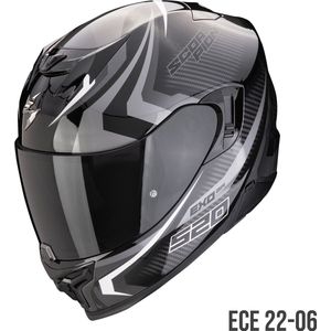 Scorpion EXO 520 Evo Air Terra schwarz/silber/weiß XL - Helme & Brillen - Motorradhelme - Integralhelme