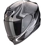 SCORPION - EXO-520 EVO Air Terra - Full Face Helm - Zwart/Zilver/Wit - Polycarbonaat