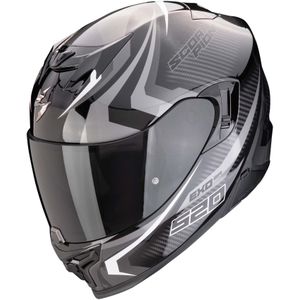 EXO 520 EVO AIR TERRA Schwarz-Silber-Rot XS, Zwart/Zilver/Wit, S