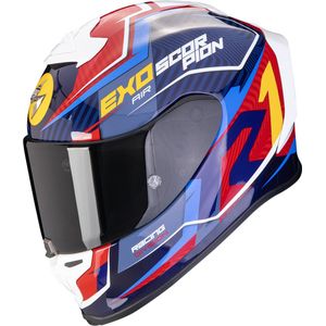 Scorpion EXO-R1 Evo Air Coup, integraalhelm, blauw/rood/geel, XL