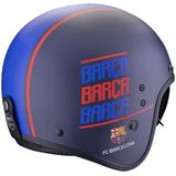 Scorpion - Belfast Evo FC Barcelona - Jethelm - Blauw Mat