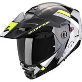 Scorpion ADX-2 Galane - Adventure Helm - Grijs-Zwart-Neon Geel - Maat XXL