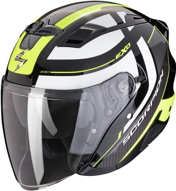 Scorpion - EXO-230 Pul - Helm - Zwart - Neon Geel