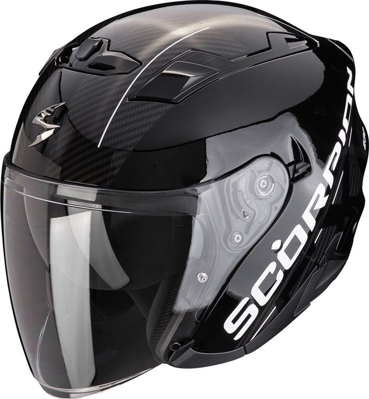 Scorpion - EXO-230 - Jet Helm - Zwart - Zilver