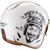 Scorpion - Belfast Evo - Jethelm - Cream Zwart - Leer