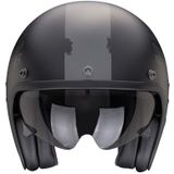 SCORPION - Belfast EVO Spade - Jethelm - Matt Black/Silver - Glasvezel