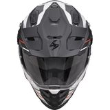 Scorpion - ADF-9000 Air - Helm - Mat Wit Zwart Rood - TCT Ultra Technologie