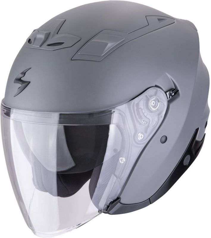 Scorpion - EXO-Z1 - Jethelm - Cement Grijs - Materiaal: Polycarbonaat