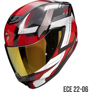 Scorpion - Exo-391 Captor - Integraalhelm - Zwart/Rood - Polycarbonaat