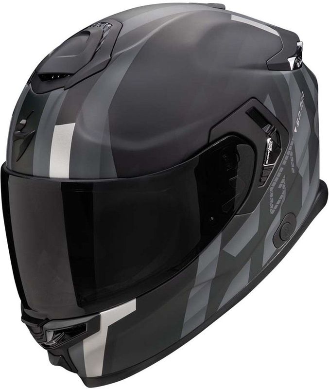 Scorpion - EXO-GT SP AIR - Helm - Mat Zwart - Zilver - Integraalhelm