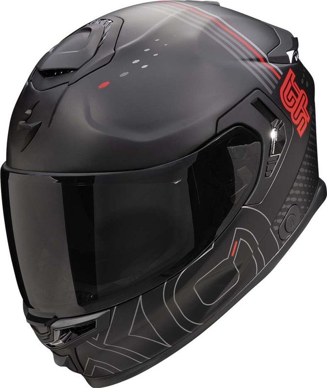 Scorpion - EXO-GT SP AIR - Integraalhelm - Mat Zwart Grijs Rood