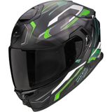 SCORPION - EXO-GT SP Air Augusta - Integraalhelm - Mat Zwart / Grijs / Groen - Polycarbonaat