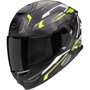 Scorpion - EXO-GT SP AIR - Helm - Mat Zwart Grijs Groen - Materiaal: Carbon