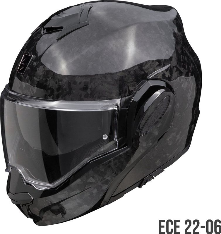 Scorpion - EXO-Tech Evo - Motorhelm - Onyx - Carbon Fiber