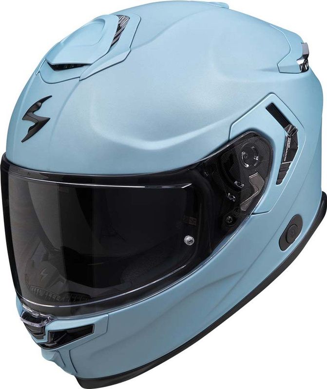 Scorpion - EXO-GT SP AIR - Helm - Celeste Blauw - Materiaal: Carbon