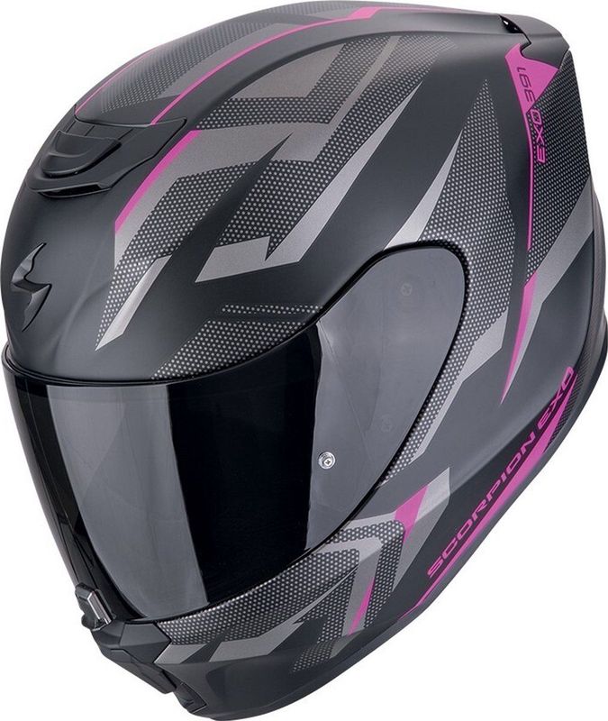 Scorpion EXO 391 AAXO Mat Zwart / Roze
