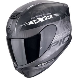 Scorpion EXO-391 AVA  - Mat Zwart / Zilver - Medium