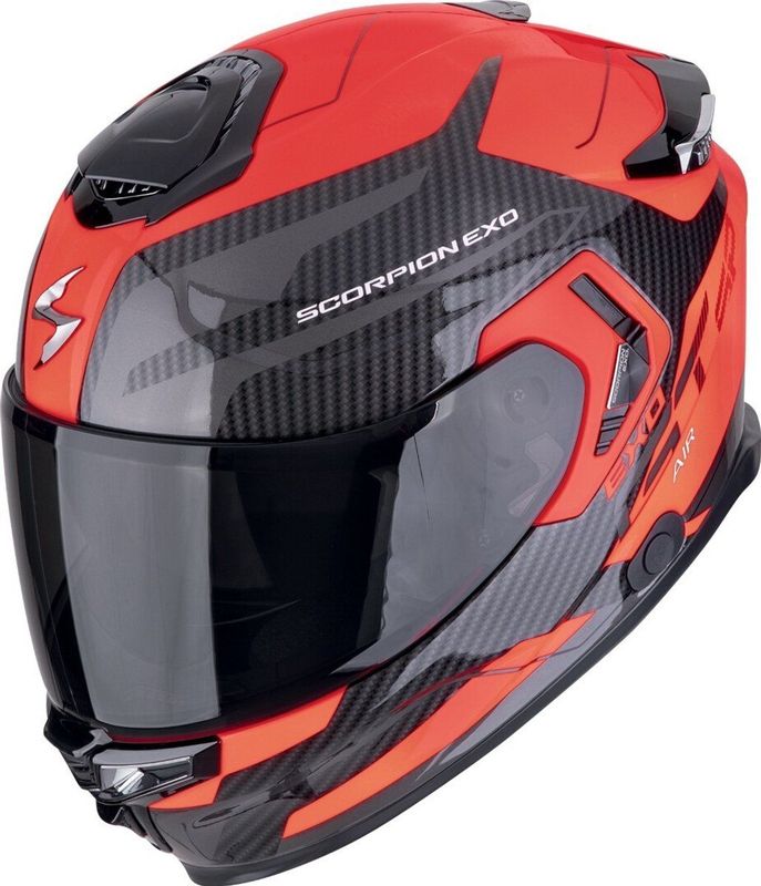 Scorpion - EXO-GT SP AIR - Integraalhelm - Zwart Rood - Glasvezel