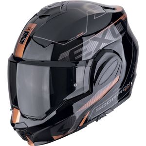 Scorpion - Exo-tech Evo Traveller - Modulaire Helm - Zwart - Kunststof