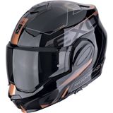 EXO-TECH EVO - Motorhelm - Zwart - Kunststof - 3D Contour Fit