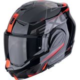 Scorpion - Exo-tech Evo - Modulaire Helm - Zwart - Polycarbonaat