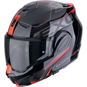 Scorpion - Exo-tech Evo Traveller - Modulaire Helm - Zwart - Kunststof