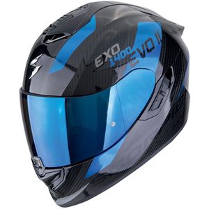 Scorpion Exo-1400 Evo II Air Carbon Pletted Motorhelm