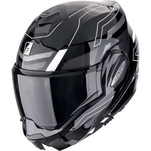 Scorpion - Exo-Tech EVO Conquer - Modulaire Helm - Zwart/Wit