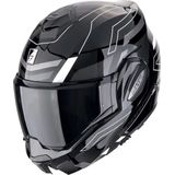 Scorpion - Exo-Tech Evo Conquer - Modulaire Helm - Zwart/Wit - Veiligheid en Comfort