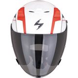 Scorpion - EXO-Z1 - Jethelm - Zwart Wit Rood - Glasvezel