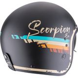 SCORPION - Belfast EVO Adonis - Open Face Helm - Zwart - Polycarbonaat