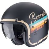 SCORPION - Belfast EVO Adonis - Open Face Helm - Zwart - Polycarbonaat