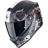 Scorpion - Covert FX - Integraalhelm - Zwart Grijs Oranje - Glasvezel/Fiber Mix