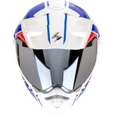 Scorpion - ADX-2 - Systeemhelm - Wit Rood Blauw - Polycarbonaat