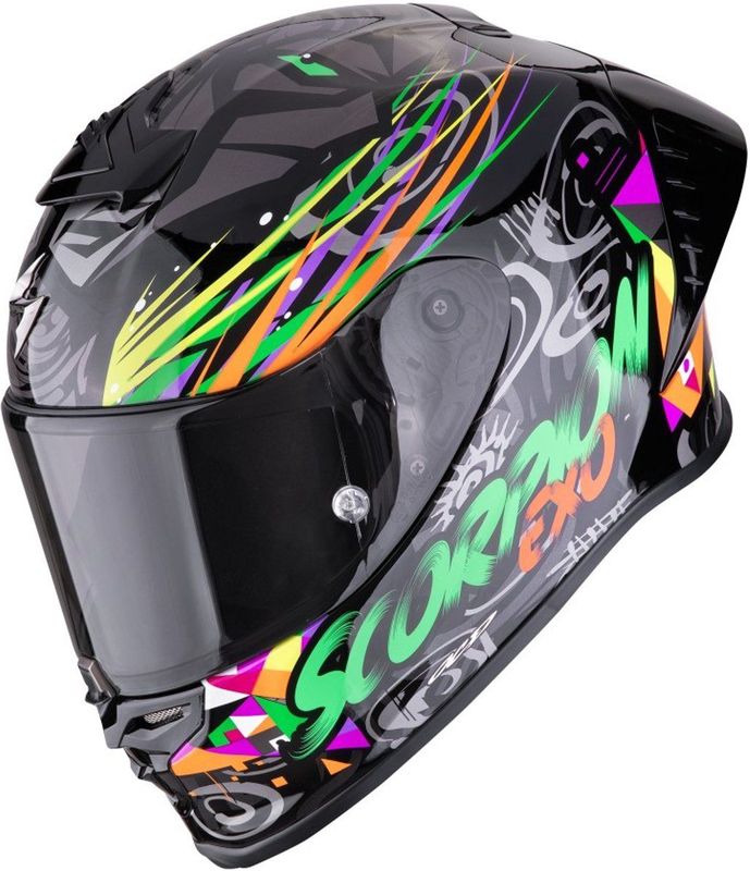 Scorpion - Exo-R1 Evo II Air Savage - Integraalhelm - Zwart - Ultra-TCT Technologie